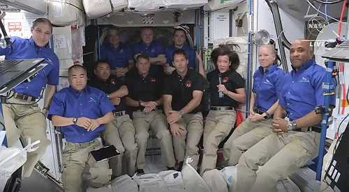 Biggest space station crowd in decade after SpaceX arrival - TheGrio