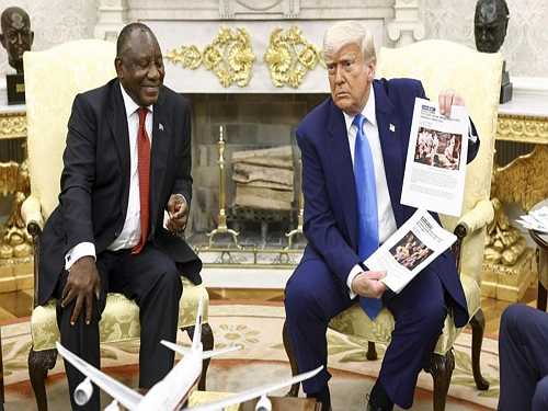 South Africa police minister rebukes Trump over misrepresented protest video and genocide rhetoric - Face2Face Africa South Africa police minister rebukes Trump over misrepresented protest video and genocide rhetoric - Face2Face Africa